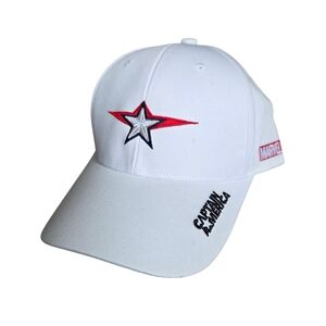 Marvel White Captain America Hat